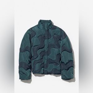 PALOMA WOOL Hokusai PUFFER Jacket - smoke & green 💚🖤 - new with tags - size L